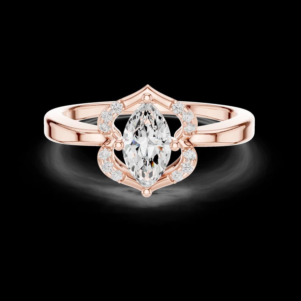 Royal Rose Lab Grown Diamond Ring - Image 1 Royal Rose Lab Grown Diamond Ring, view 1 of 6