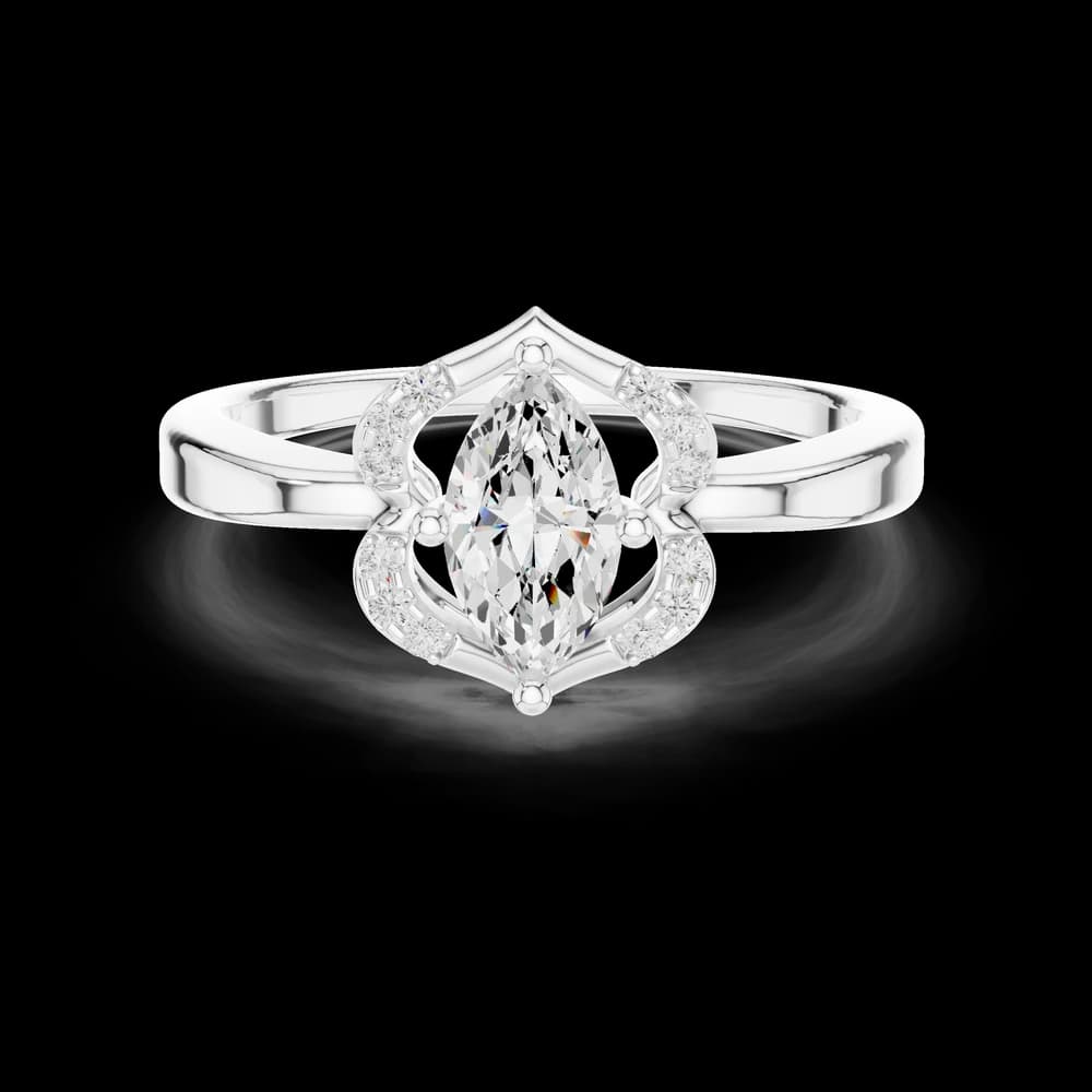 Royal Rose Lab Grown Diamond Ring - Image 2 Royal Rose Lab Grown Diamond Ring, view 2 of 6