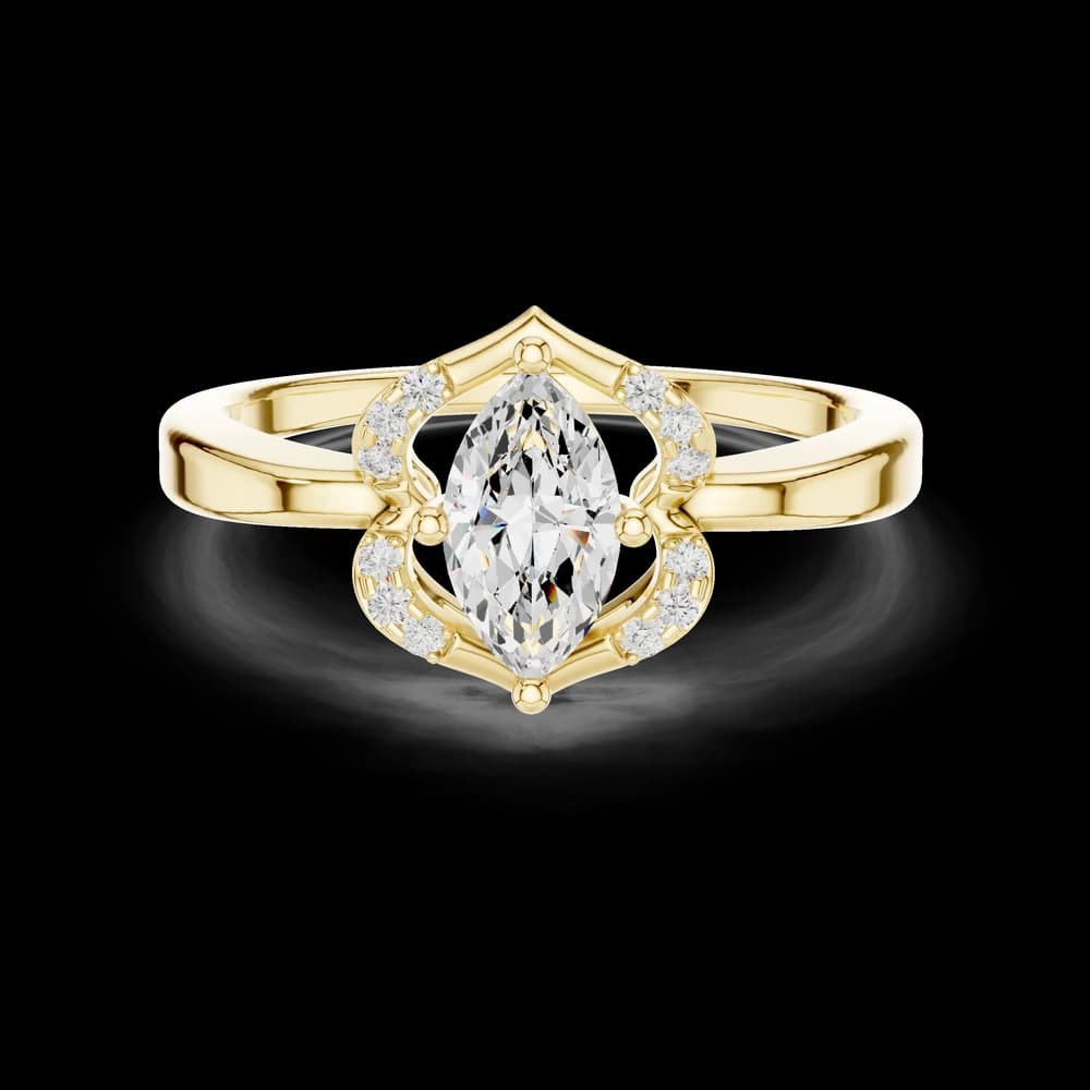 Royal Rose Lab Grown Diamond Ring - Image 3 Royal Rose Lab Grown Diamond Ring, view 3 of 6