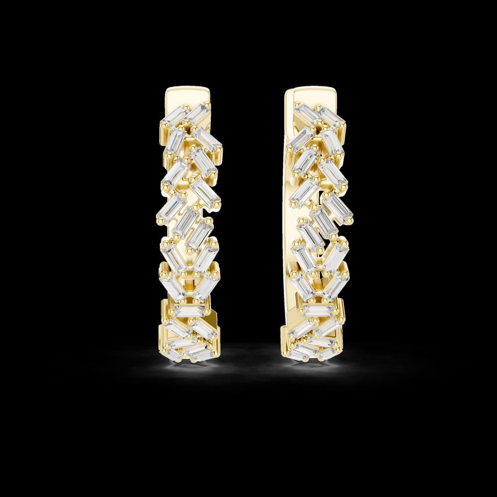 Royal Tassel Lab Grown Diamond Earrings - Image 1 Royal Tassel Lab Grown Diamond Earrings, view 1 of 4