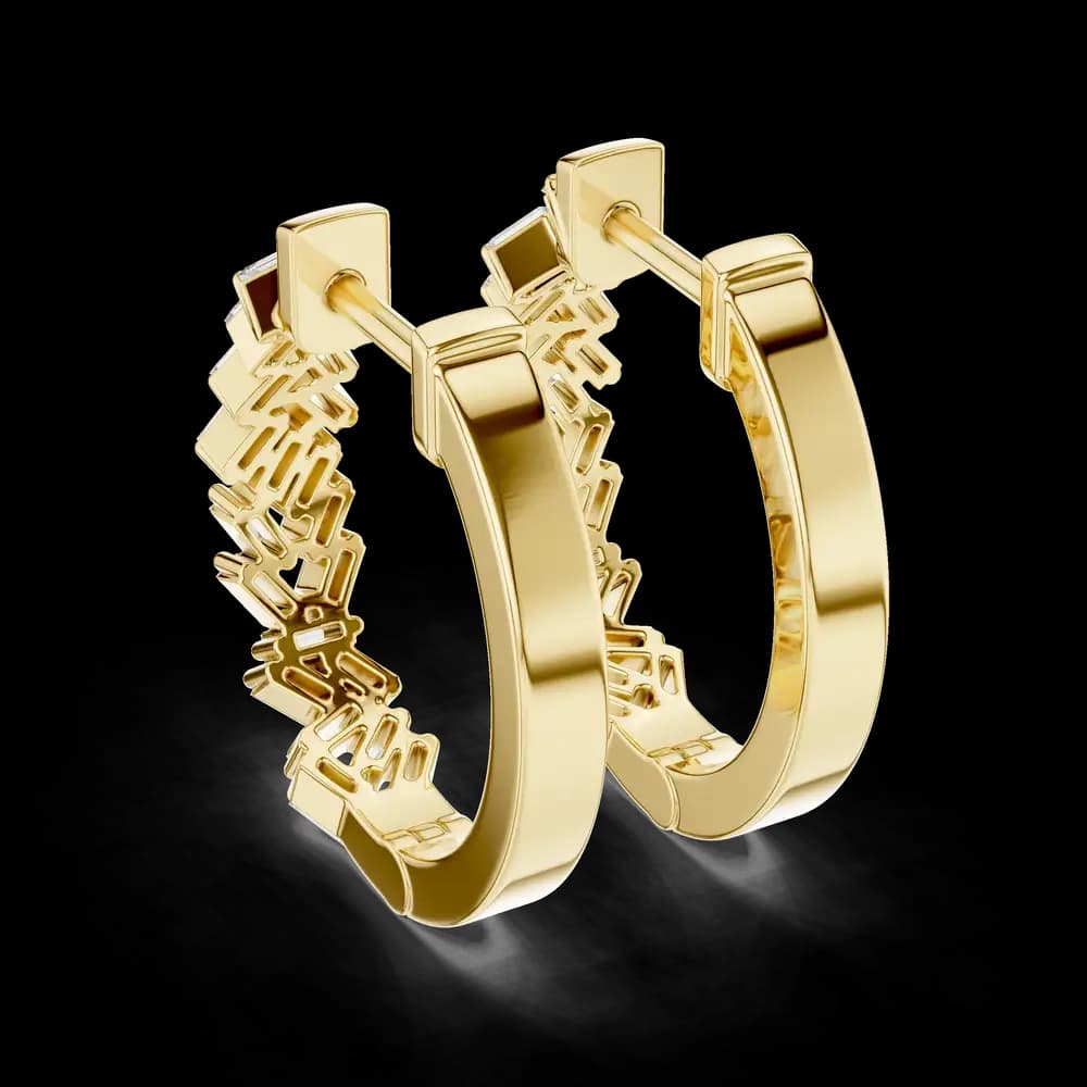 Royal Tassel Lab Grown Diamond Earrings - Image 4 Royal Tassel Lab Grown Diamond Earrings, view 4 of 4