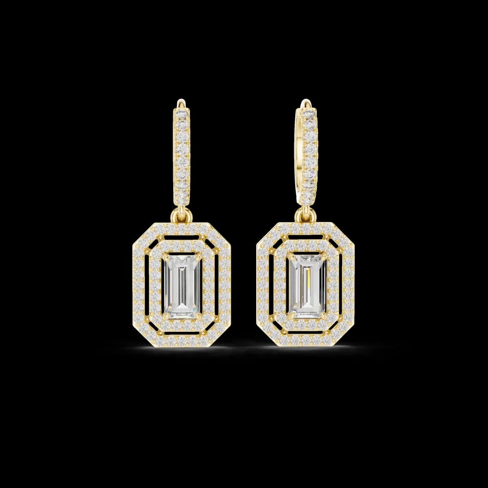 Royal Tiara lab grown diamond earring - Image 3 Royal Tiara lab grown diamond earring, view 3 of 6