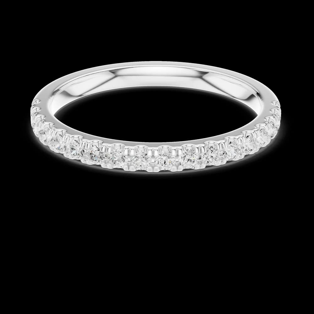 Petite Round Lab-Grown Diamond Ring - Image 3 Petite Round Lab-Grown Diamond Ring, view 3 of 7