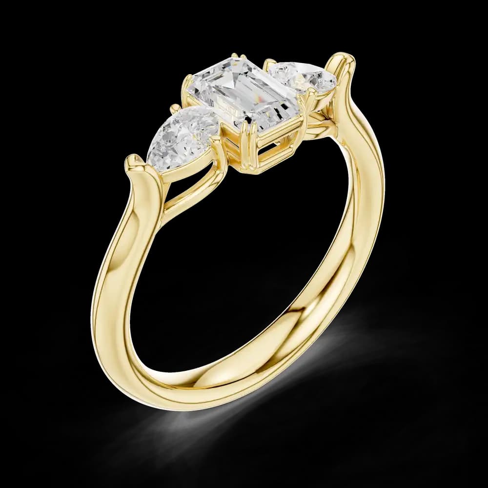 Saber Spark Lab Grown Diamond Ring - Image 5 Saber Spark Lab Grown Diamond Ring, view 5 of 6