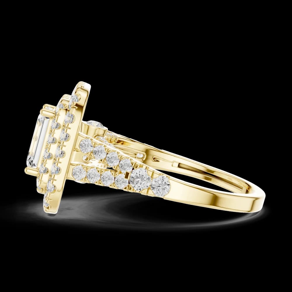 Sculpted Wave Lab Grown Diamond Ring - Image 6 Sculpted Wave Lab Grown Diamond Ring, view 6 of 6