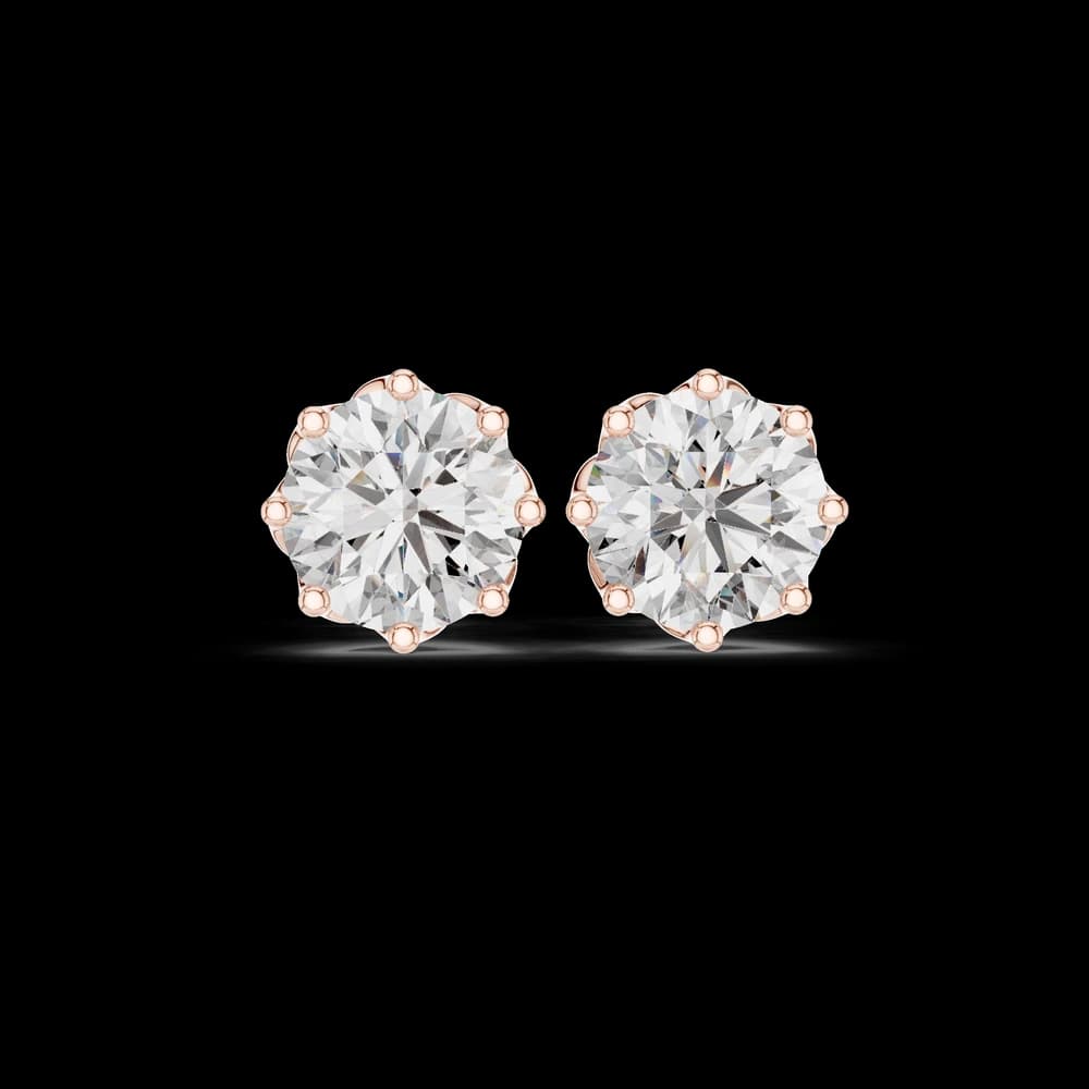 Secret Fire lab grown diamond earring design - Image 1 Secret Fire lab grown diamond earring design, view 1 of 6