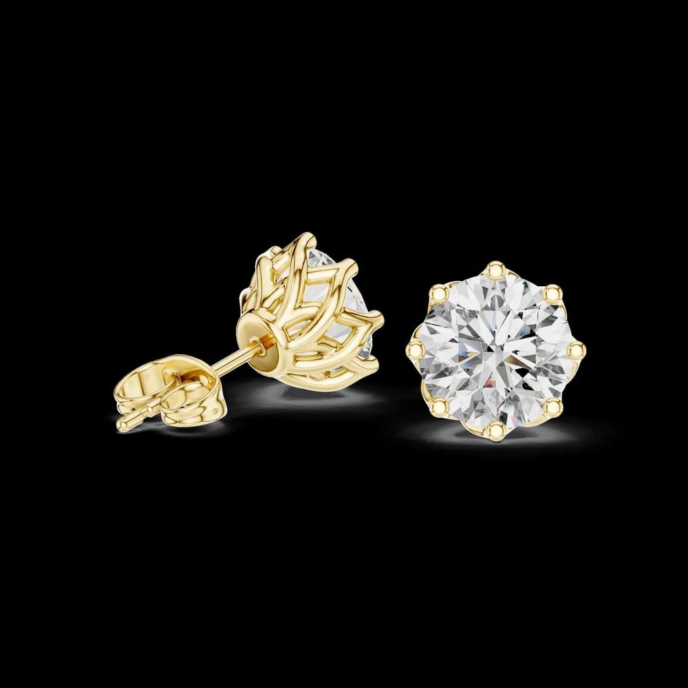 Secret Fire lab grown diamond earring design - Image 4 Secret Fire lab grown diamond earring design, view 4 of 6