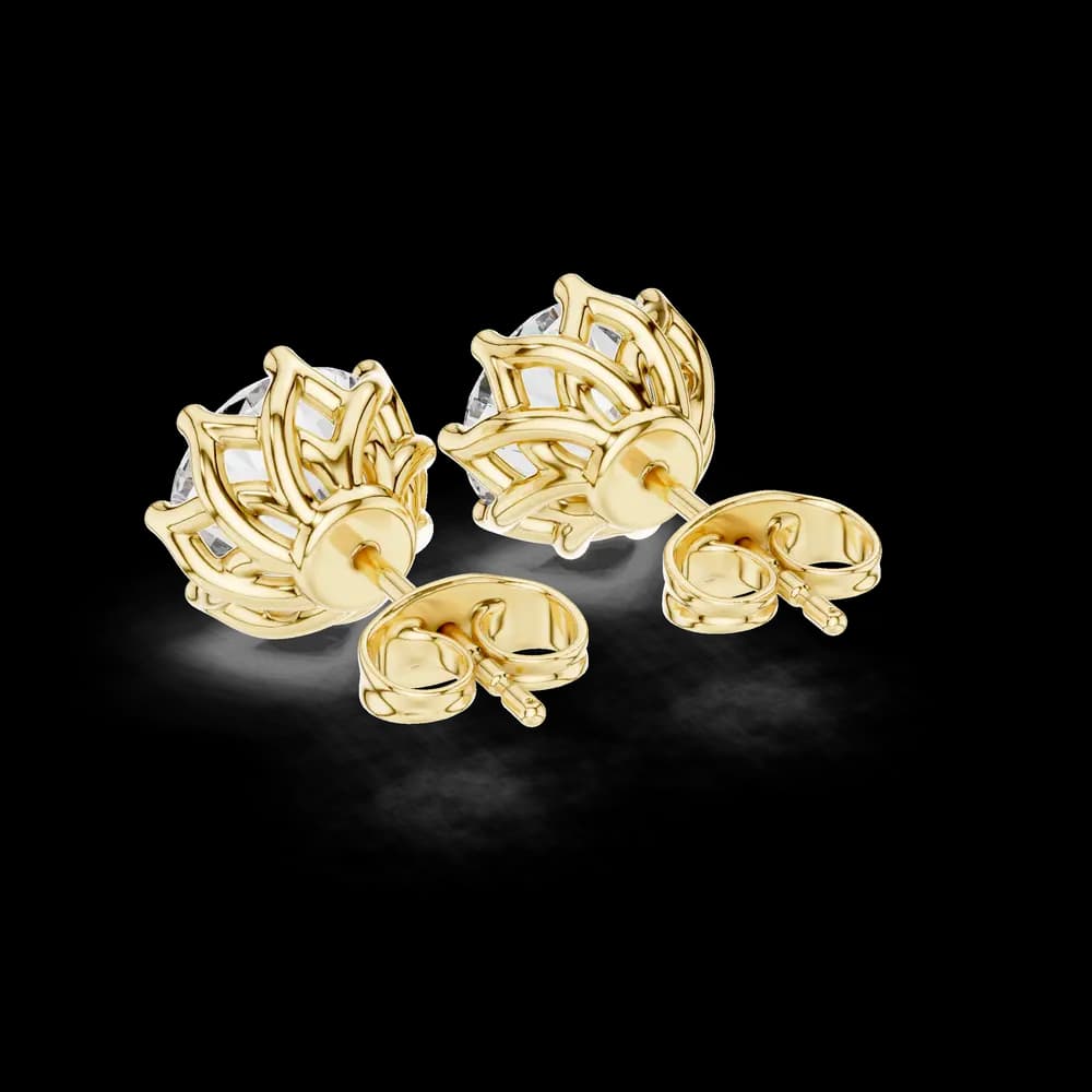 Secret Fire lab grown diamond earring design - Image 6 Secret Fire lab grown diamond earring design, view 6 of 6