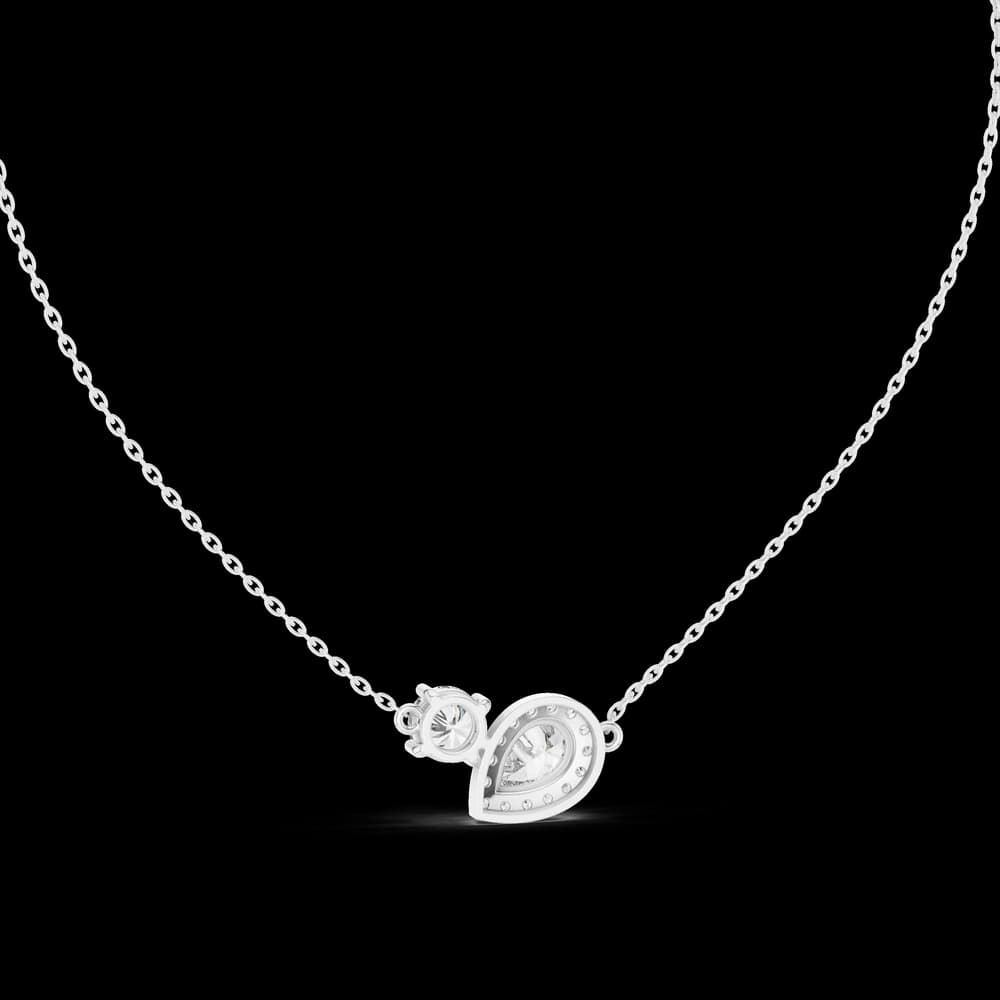 Secret Garden lab grown diamond pendant - Image 2 Secret Garden lab grown diamond pendant, view 2 of 6