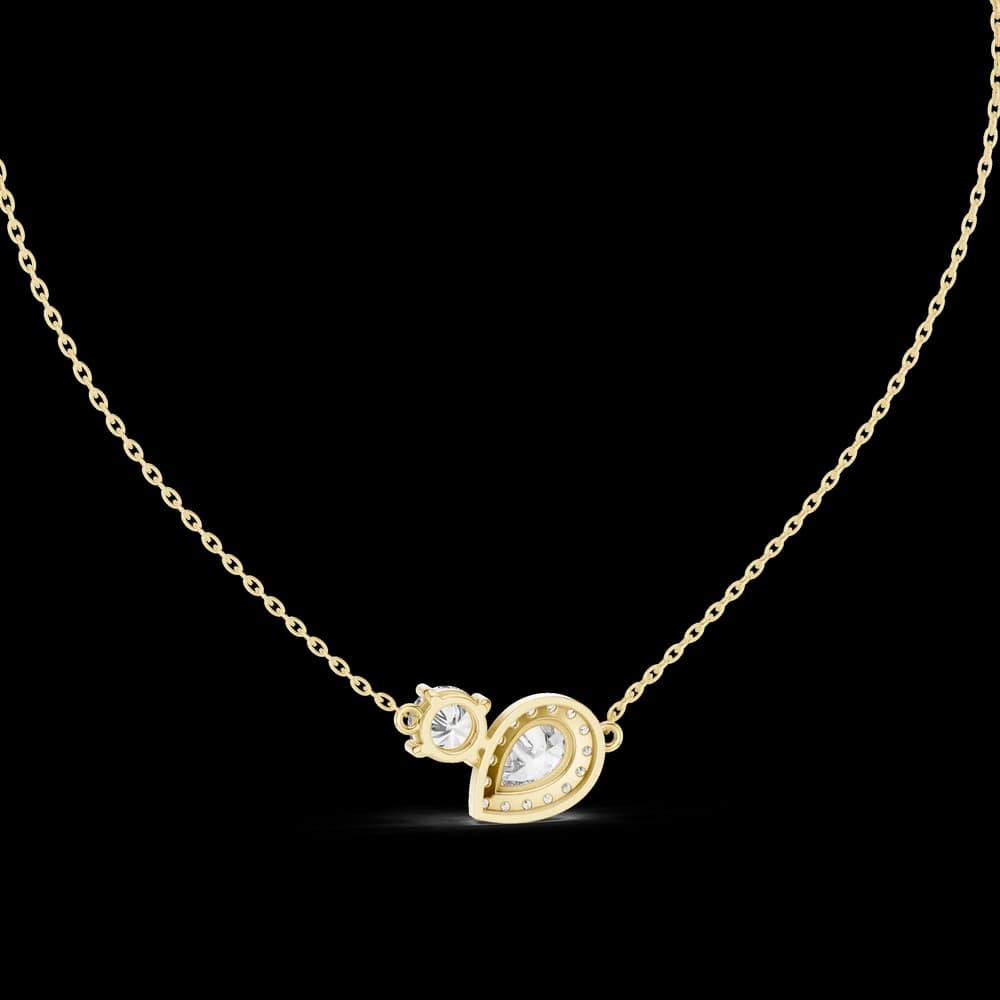 Secret Garden lab grown diamond pendant - Image 4 Secret Garden lab grown diamond pendant, view 4 of 6