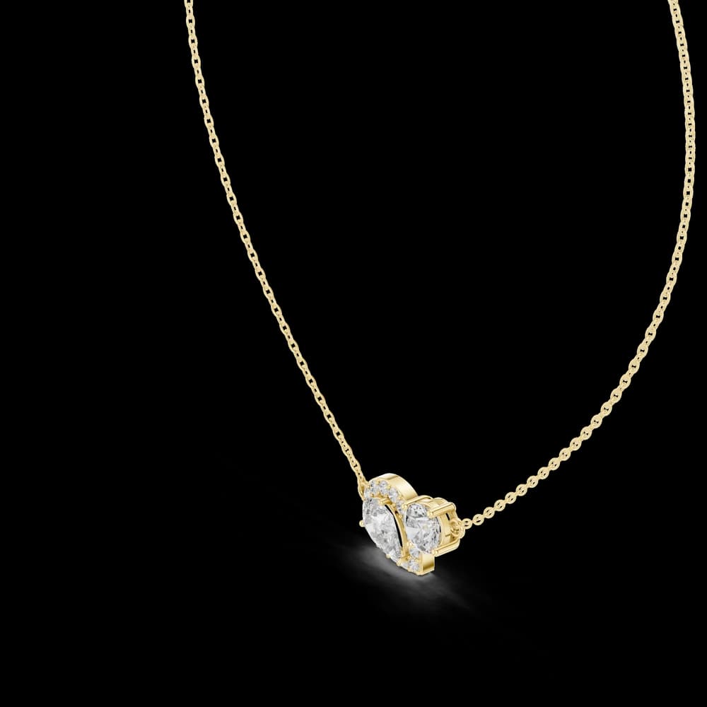 Secret Garden lab grown diamond pendant - Image 5 Secret Garden lab grown diamond pendant, view 5 of 6