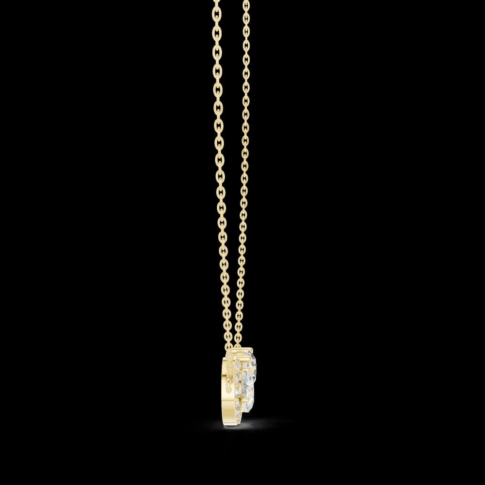 Secret Garden lab grown diamond pendant - Image 6 Secret Garden lab grown diamond pendant, view 6 of 6