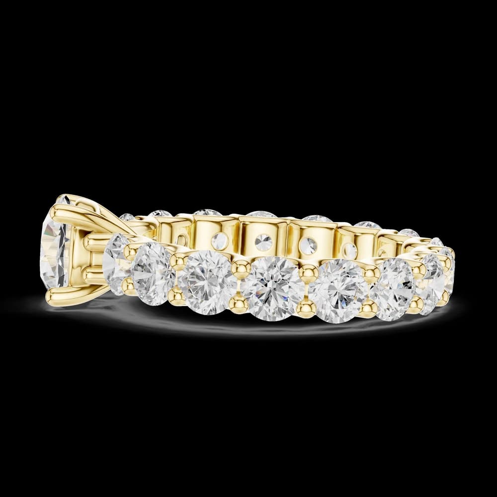 Selene Crescent Moon Silhouette Lab Grown Diamond Ring - Image 6 Selene Crescent Moon Silhouette Lab Grown Diamond Ring, view 6 of 6