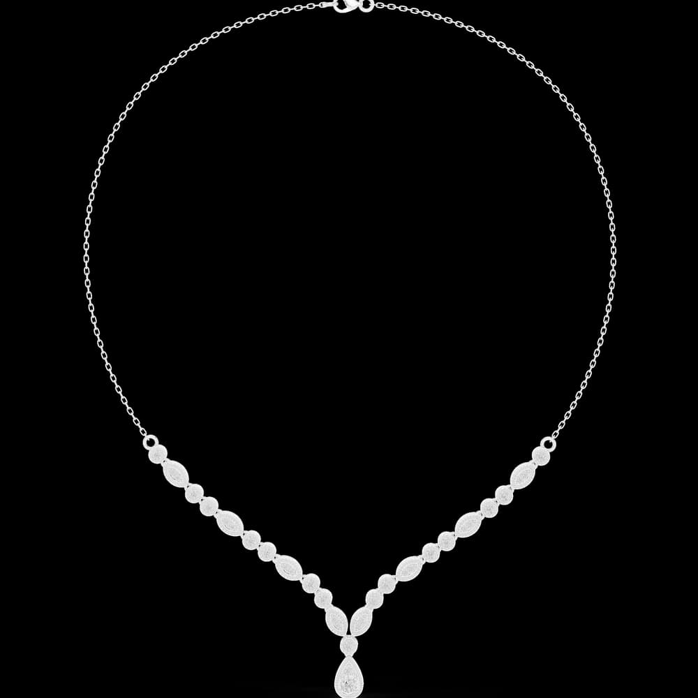 Serene Brilliant Diamond Lab Grown Necklace - Image 2 Serene Brilliant Diamond Lab Grown Necklace, view 2 of 6
