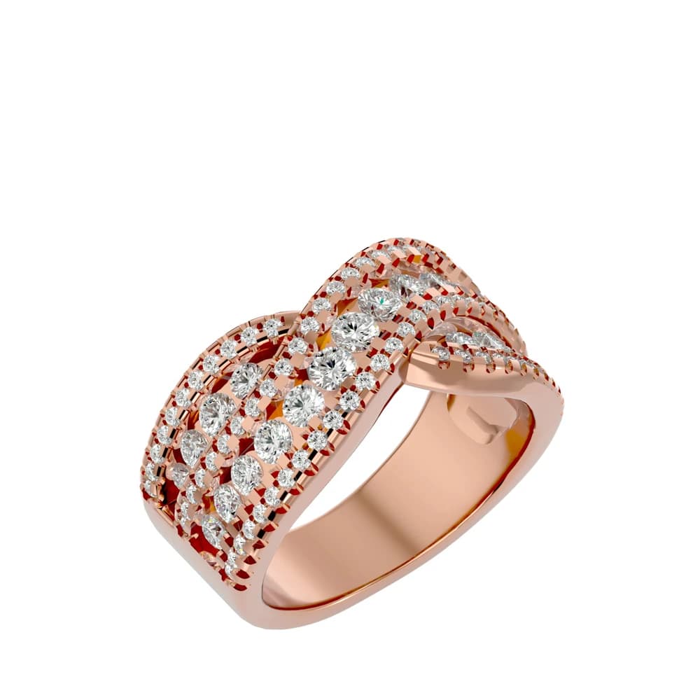 Serene Starlight Band Lab Grown Diamond Ring - Image 1 Serene Starlight Band Lab Grown Diamond Ring, view 1 of 4
