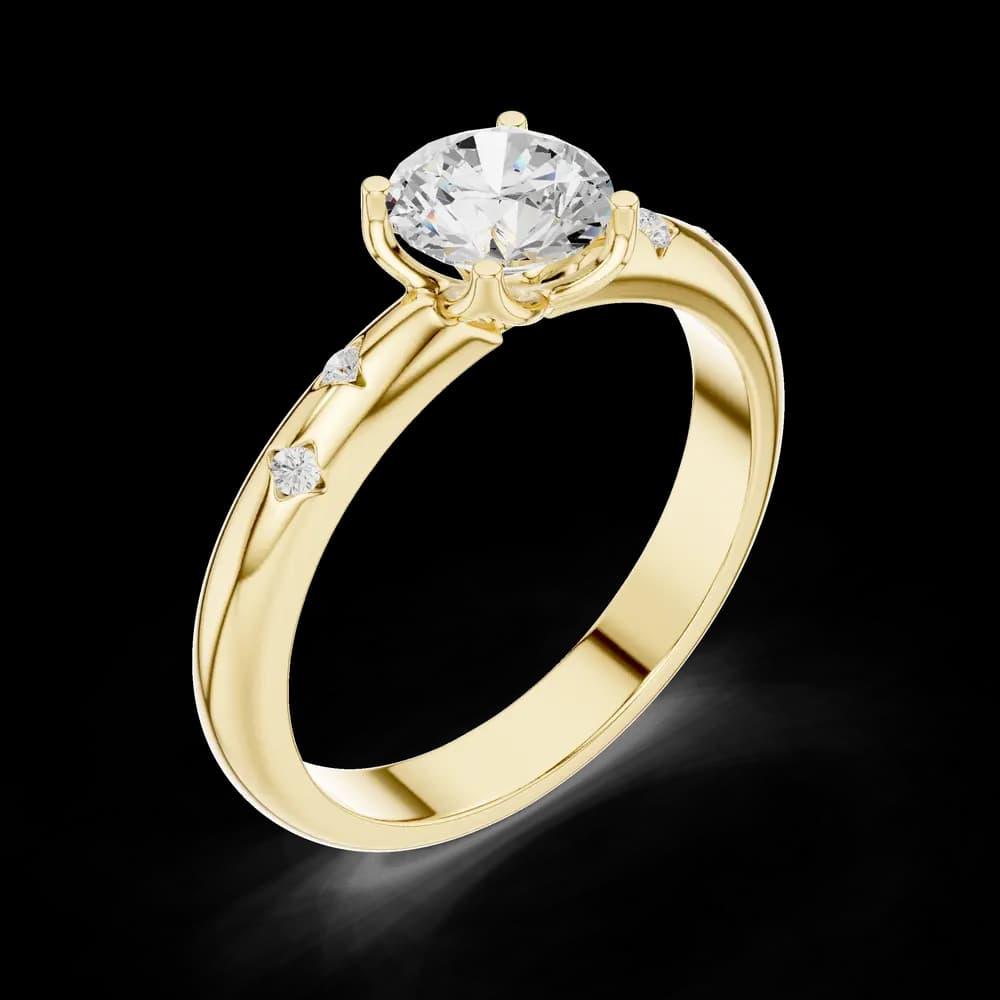 Seven Stone Lab Grown Diamond Ring - Image 5 Seven Stone Lab Grown Diamond Ring, view 5 of 6