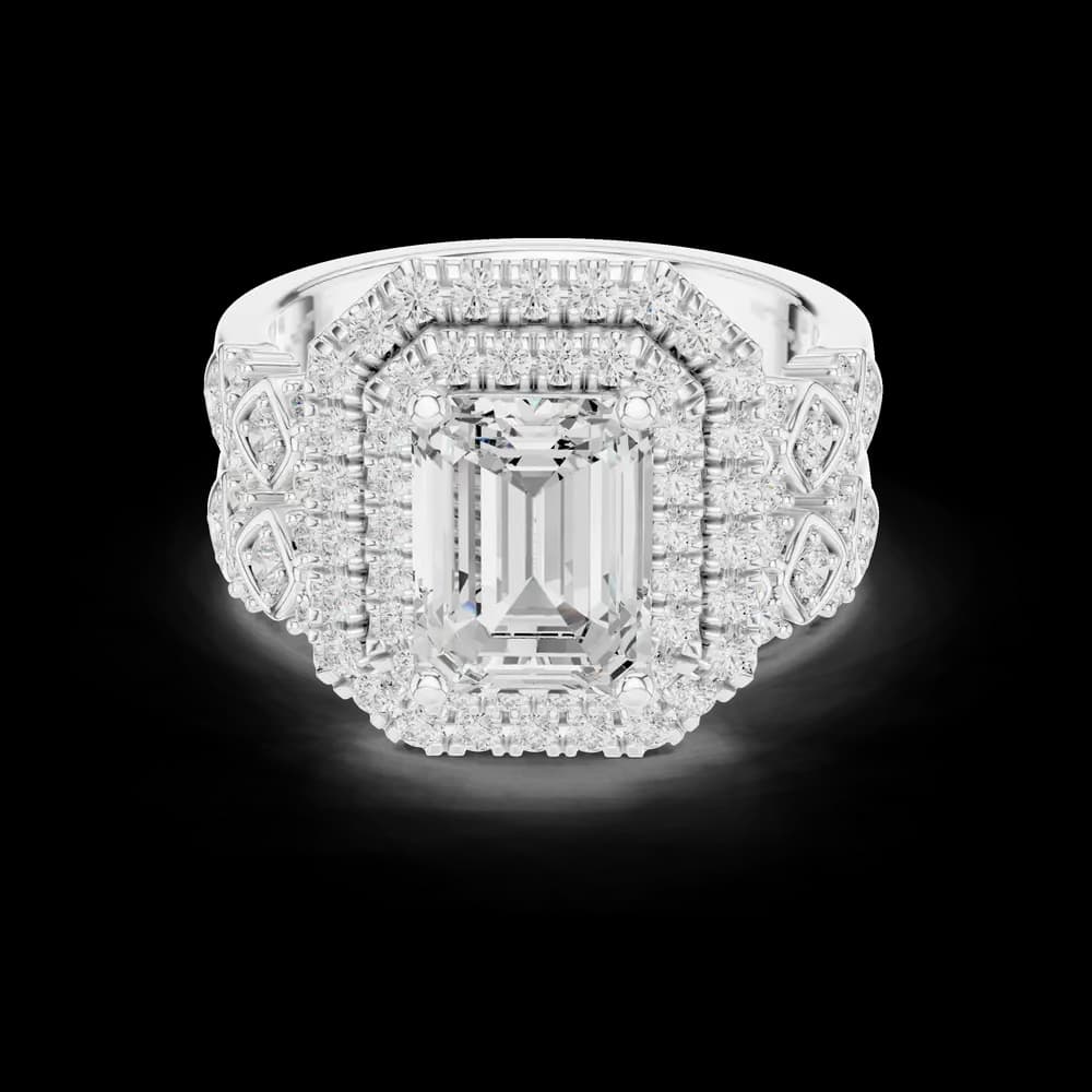 Shell Cove Lab Grown Diamond Open Wire Ring - Image 5 Shell Cove Lab Grown Diamond Open Wire Ring, view 5 of 9