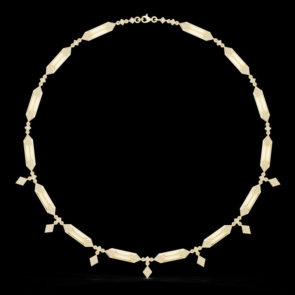 Shimmering Brilliant Diamond Lab Grown Necklace - Image 3 Shimmering Brilliant Diamond Lab Grown Necklace, view 3 of 6