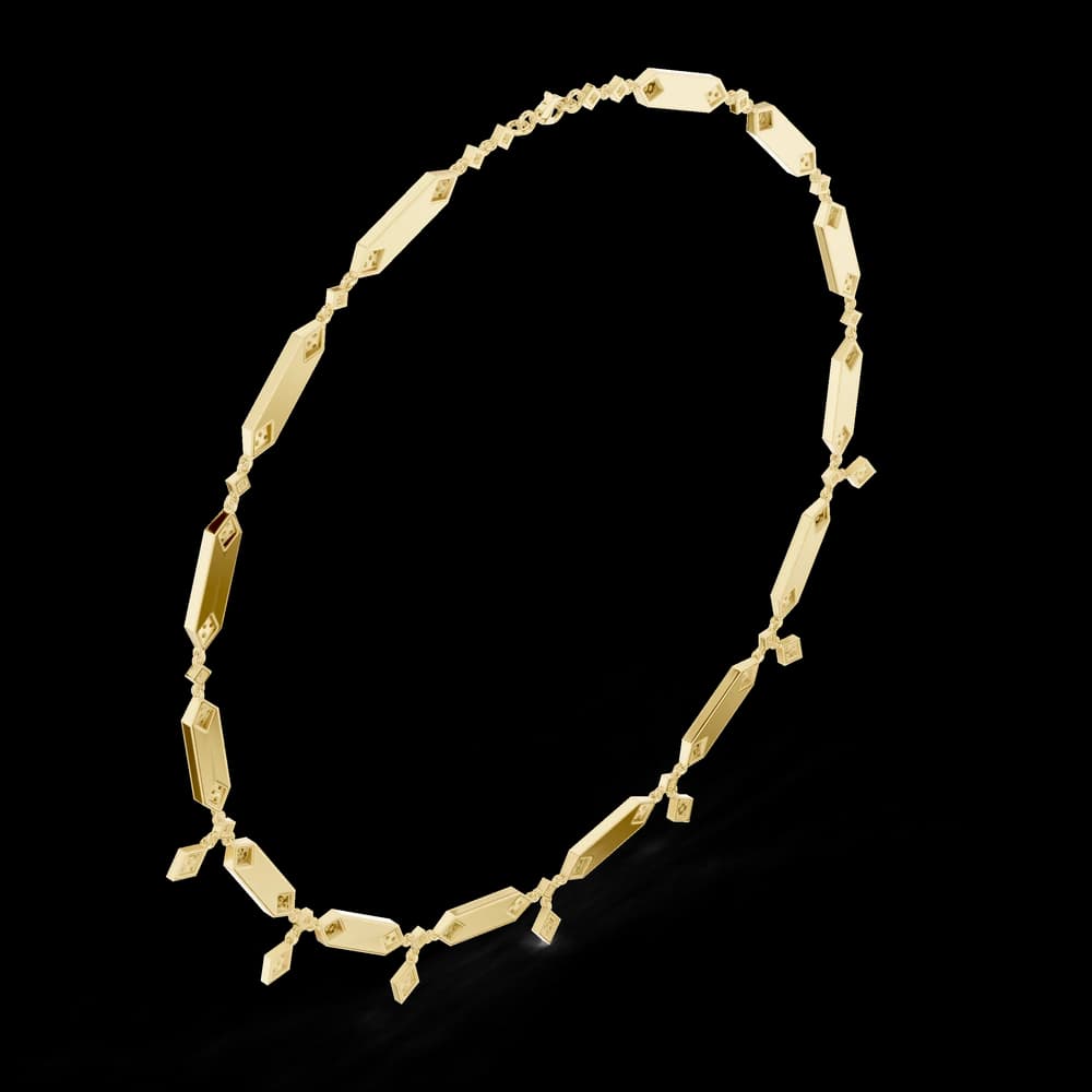 Shimmering Brilliant Diamond Lab Grown Necklace - Image 5 Shimmering Brilliant Diamond Lab Grown Necklace, view 5 of 6