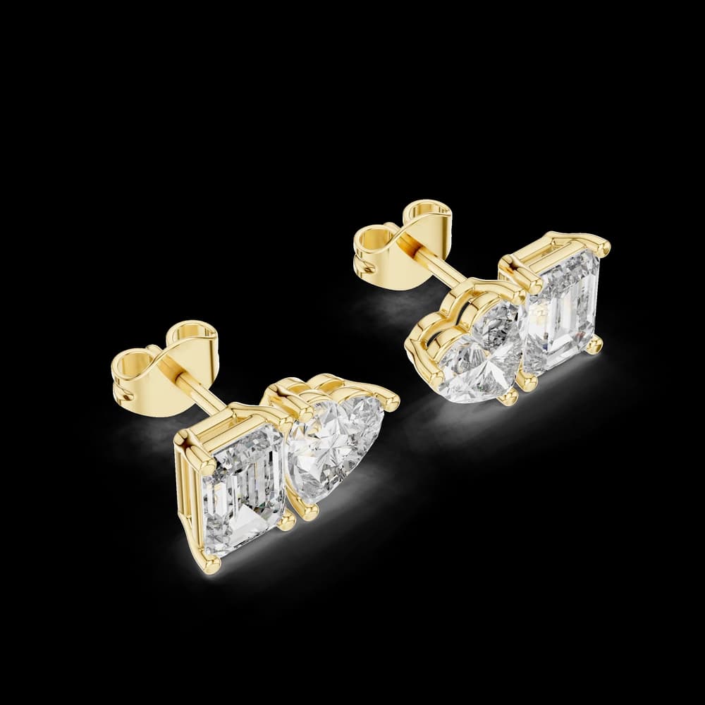Shimmers Lab grown diamond Earrings set - Image 5 Shimmers Lab grown diamond Earrings set, view 5 of 6