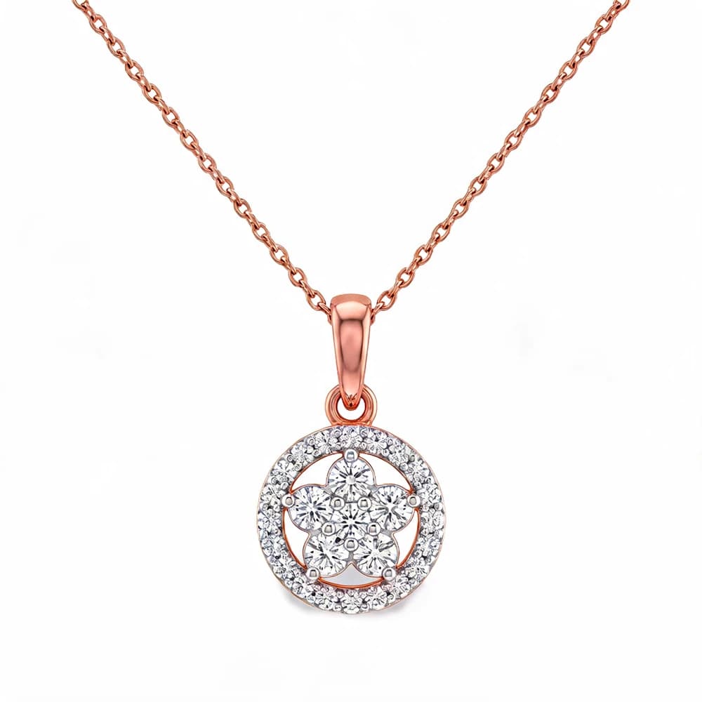 Shining Crescent Moon Lab Grown Diamond Pendant - Image 2 Shining Crescent Moon Lab Grown Diamond Pendant, view 2 of 5