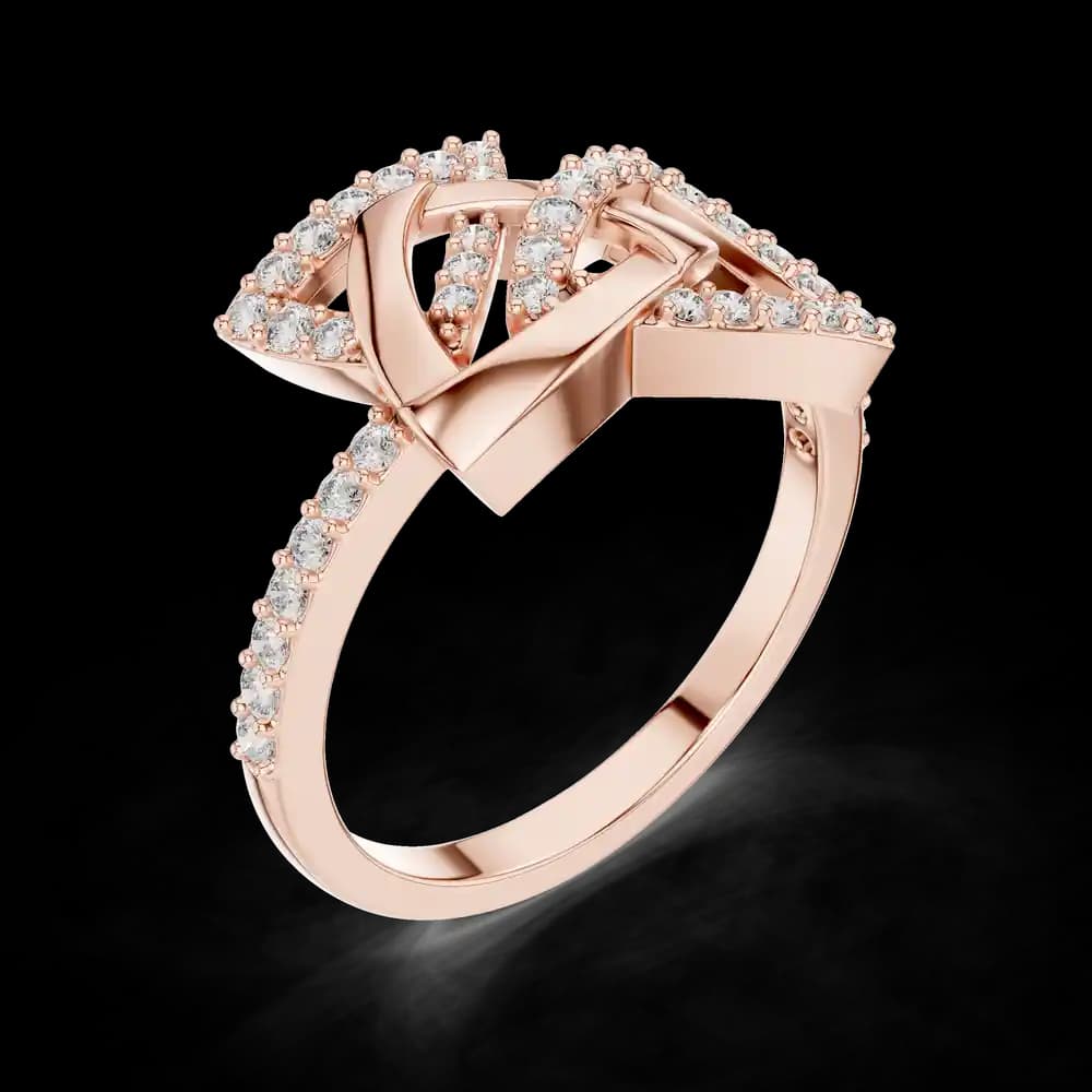 Shiny Lab grown diamond ring jewelry - Image 1 Shiny Lab grown diamond ring jewelry, view 1 of 1