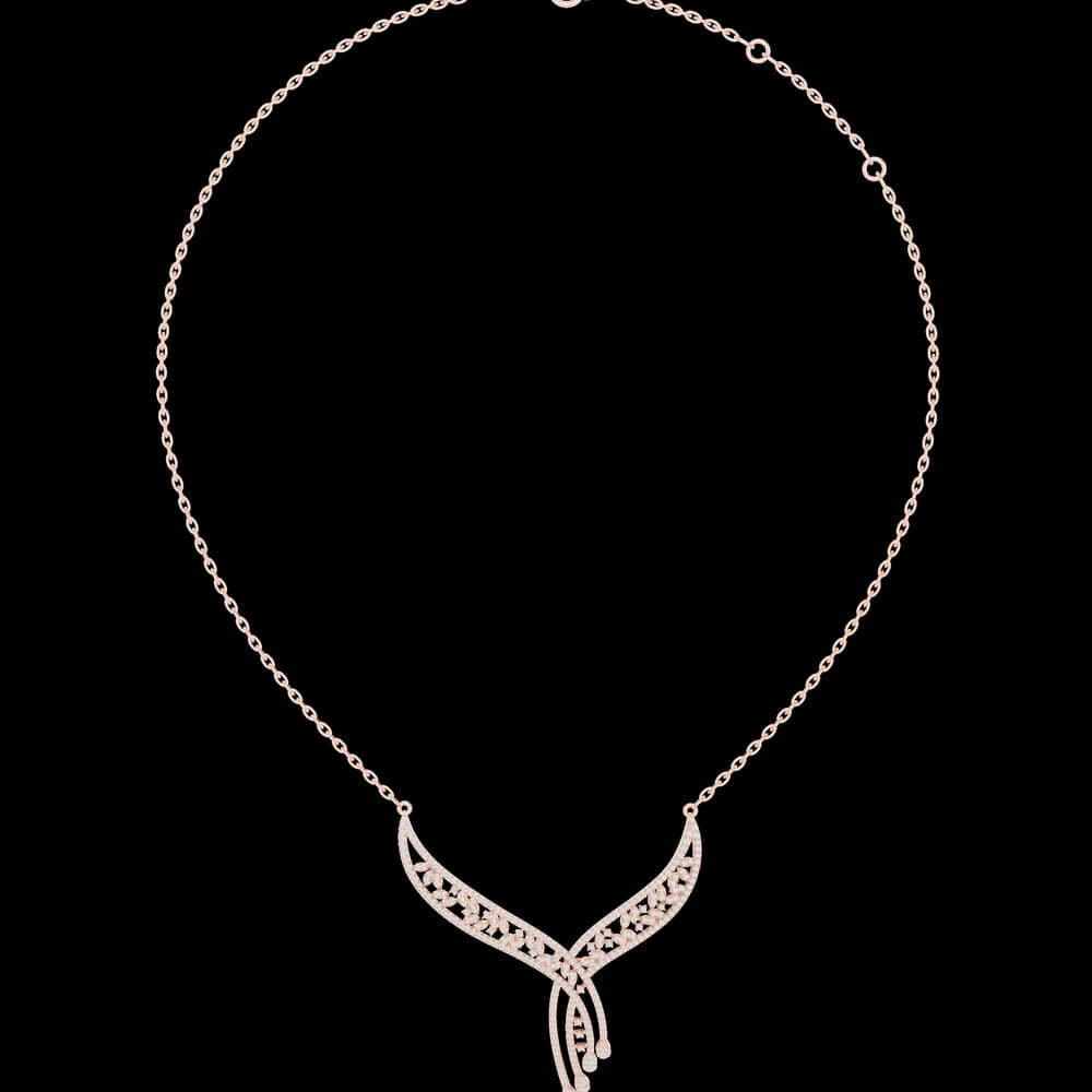 Signature Circular Diamond Lab Grown Necklace - Image 1 Signature Circular Diamond Lab Grown Necklace, view 1 of 6