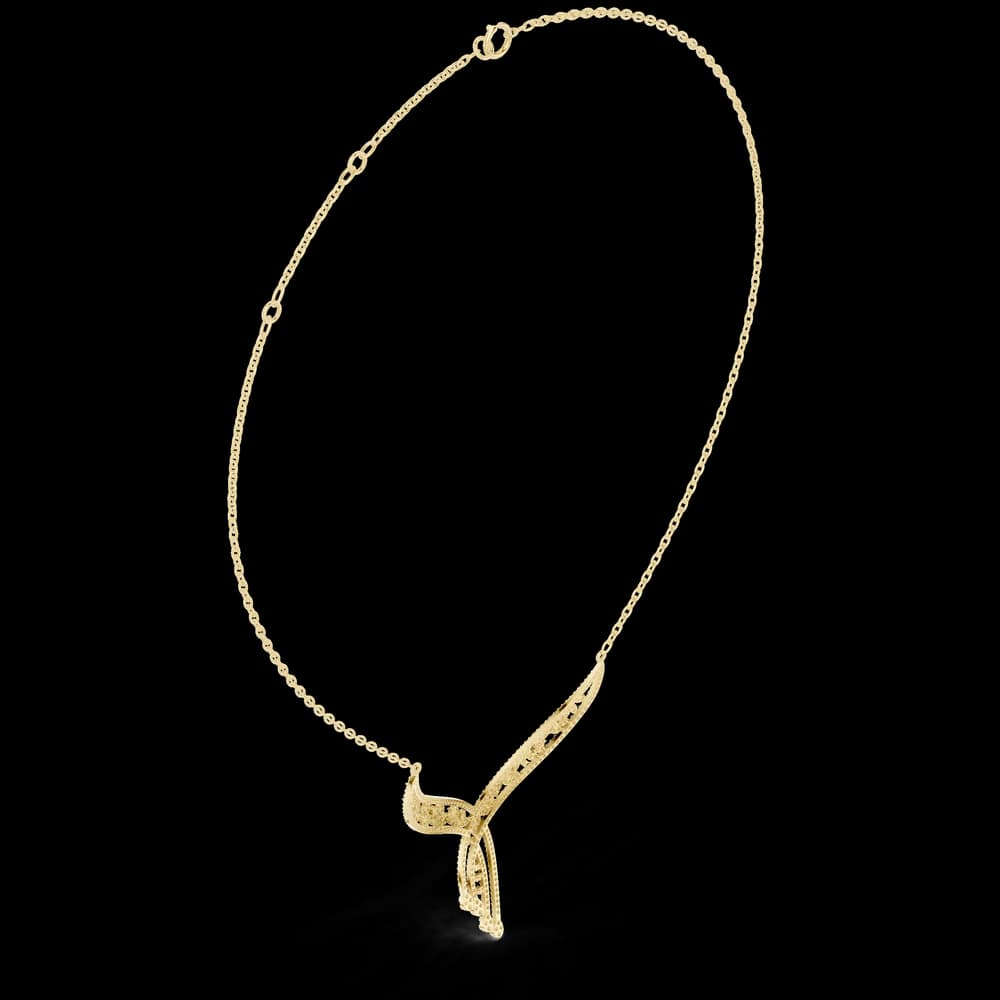 Signature Circular Diamond Lab Grown Necklace - Image 5 Signature Circular Diamond Lab Grown Necklace, view 5 of 6