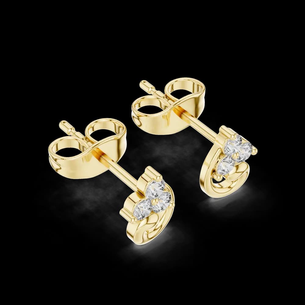 Silent Wish lab grown diamond earring design - Image 5 Silent Wish lab grown diamond earring design, view 5 of 6