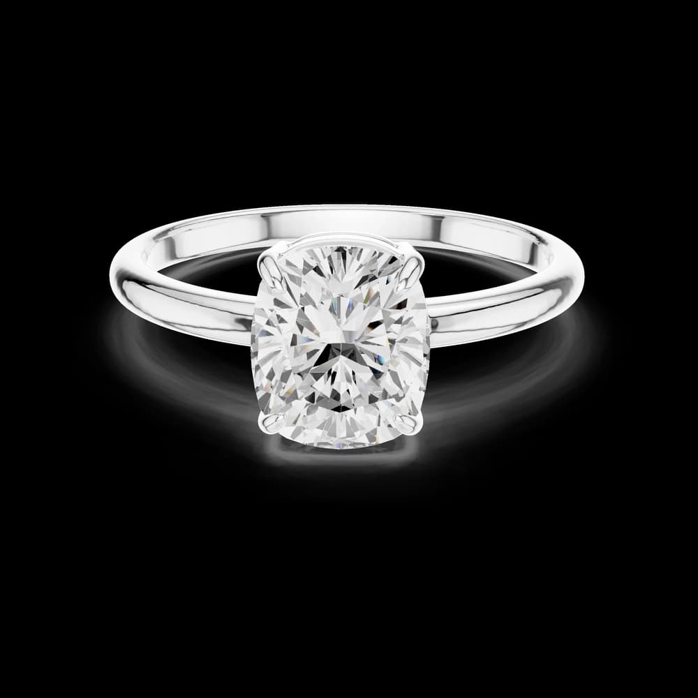Elongated Cushion Lab Grown Diamond Ring - Image 2 Elongated Cushion Lab Grown Diamond Ring, view 2 of 6