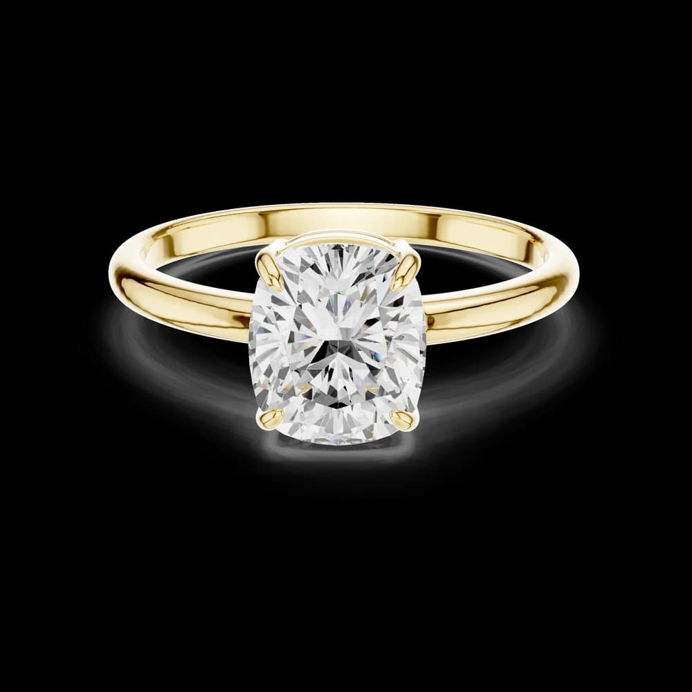 Elongated Cushion Lab Grown Diamond Ring - Image 3 Elongated Cushion Lab Grown Diamond Ring, view 3 of 6