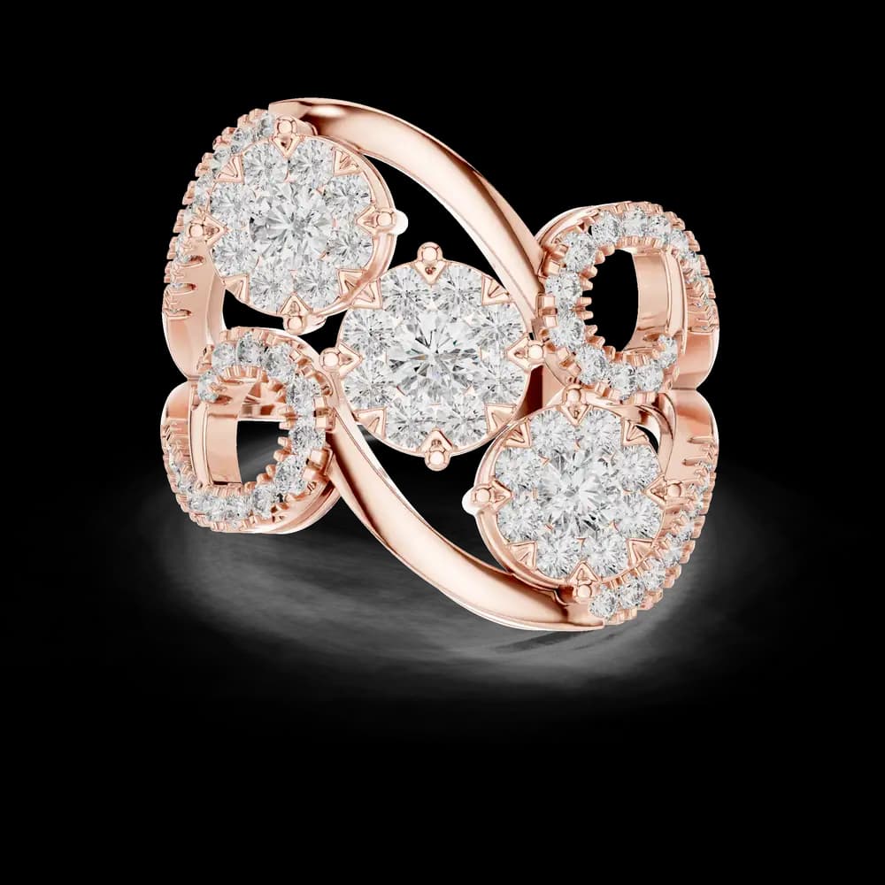 Silken lab grown diamond women's ring - Image 1 Silken lab grown diamond women's ring, view 1 of 6