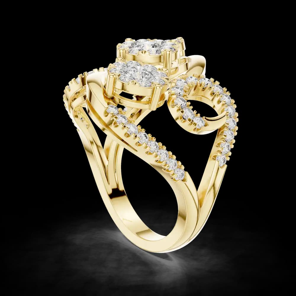 Silken lab grown diamond women's ring - Image 4 Silken lab grown diamond women's ring, view 4 of 6