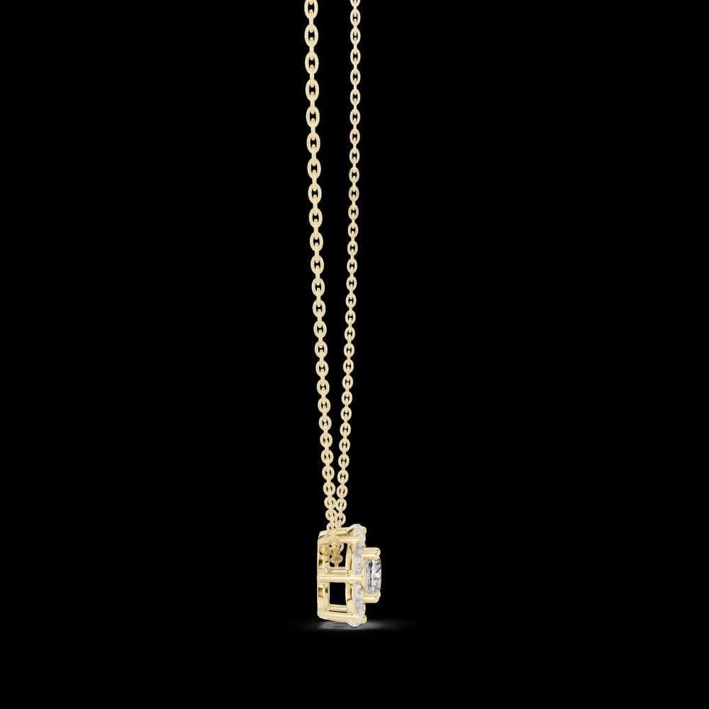 Sharp Lining lab grown diamond pendant - Image 6 Sharp Lining lab grown diamond pendant, view 6 of 6