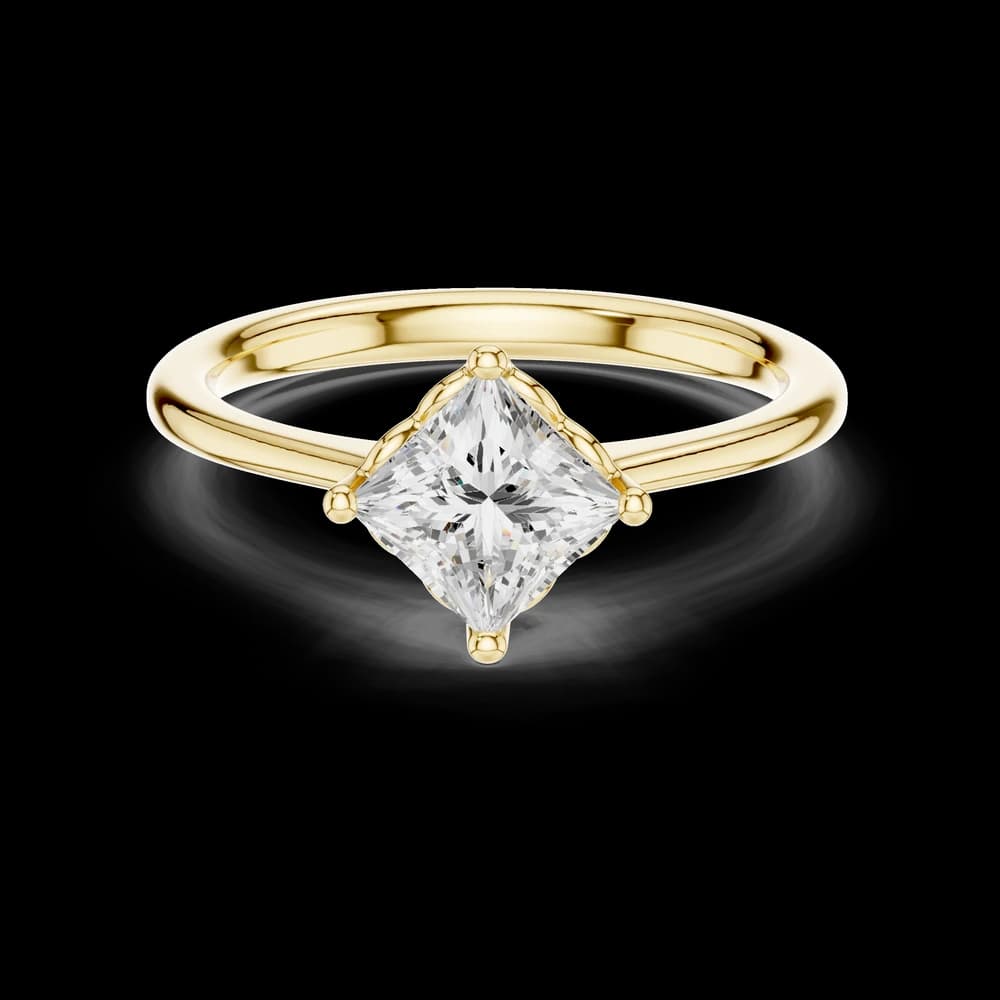 Silver Shadow Lab Grown Diamond Ring - Image 3 Silver Shadow Lab Grown Diamond Ring, view 3 of 6
