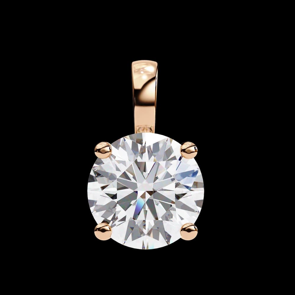 Simple and Elegant Lab Grown Diamond Solitaire Necklace - Image 1 Simple and Elegant Lab Grown Diamond Solitaire Necklace, view 1 of 16