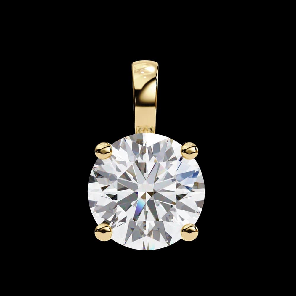 Simple and Elegant Lab Grown Diamond Solitaire Necklace - Image 10 Simple and Elegant Lab Grown Diamond Solitaire Necklace, view 10 of 16