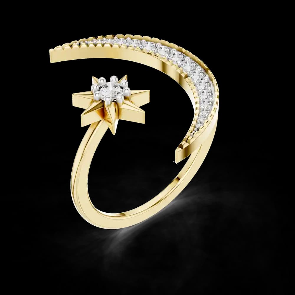 Singular Lab grown diamond Rings band - Image 5 Singular Lab grown diamond Rings band, view 5 of 6