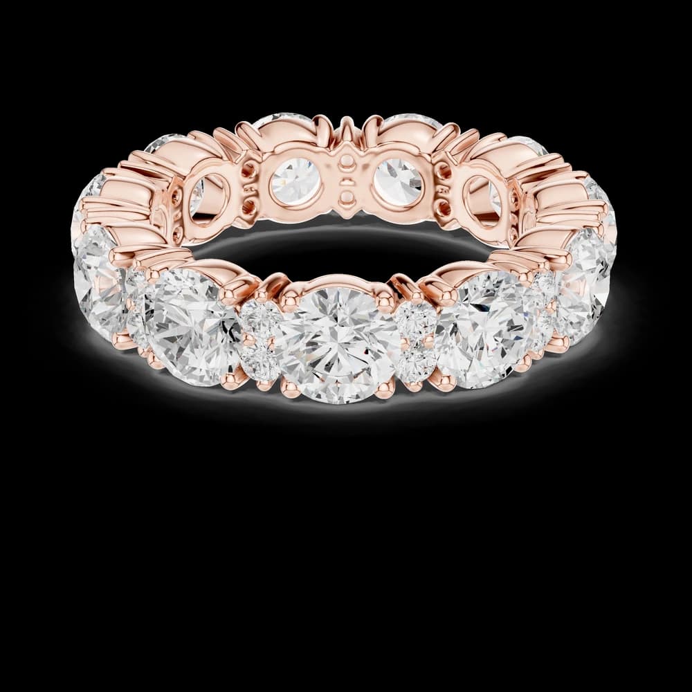 Round Cluster Full Eternity Band - Image 1 Round Cluster Full Eternity Band, view 1 of 6