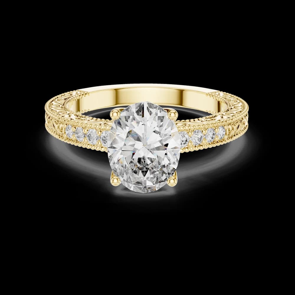 Siren Curve Lab Grown Diamond Contour Ring - Image 9 Siren Curve Lab Grown Diamond Contour Ring, view 9 of 12