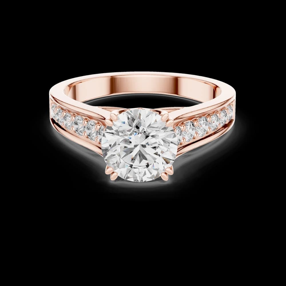 Siren Weave Lab Grown Diamond Crisscross Ring - Image 1 Siren Weave Lab Grown Diamond Crisscross Ring, view 1 of 6
