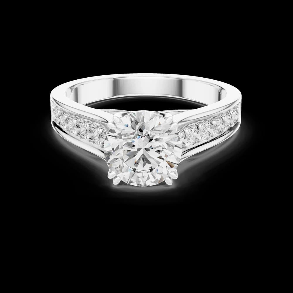 Siren Weave Lab Grown Diamond Crisscross Ring - Image 2 Siren Weave Lab Grown Diamond Crisscross Ring, view 2 of 6