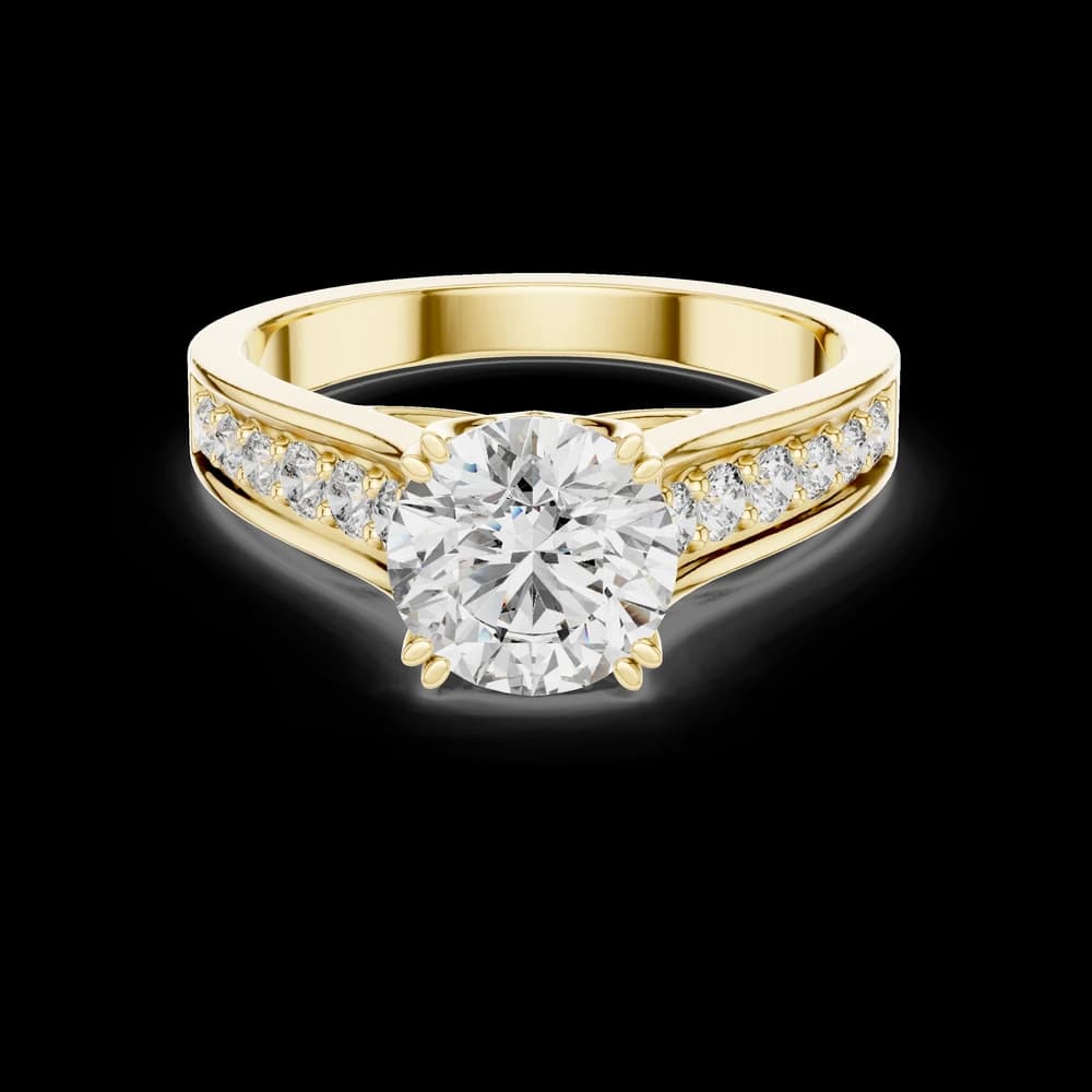 Siren Weave Lab Grown Diamond Crisscross Ring - Image 3 Siren Weave Lab Grown Diamond Crisscross Ring, view 3 of 6