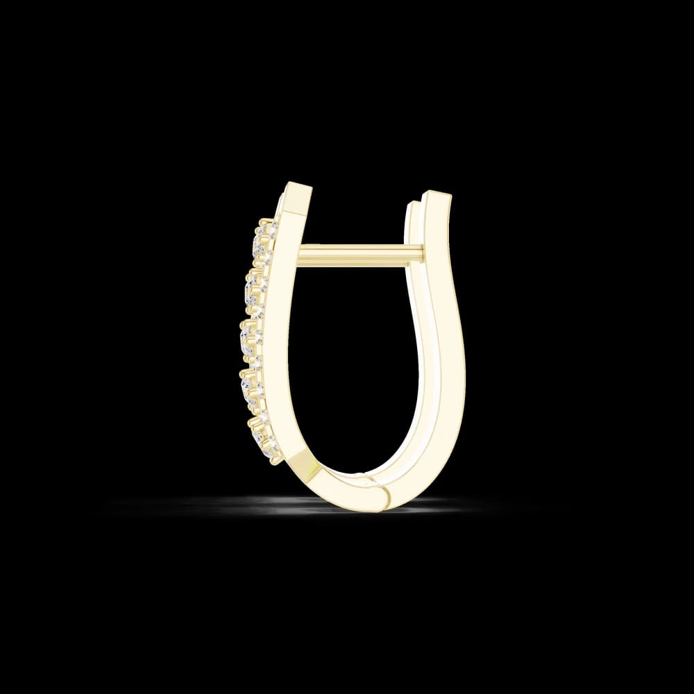 Sleek Arc Lab Grown Diamond Earrings Jewelry - Image 6 Sleek Arc Lab Grown Diamond Earrings Jewelry, view 6 of 6