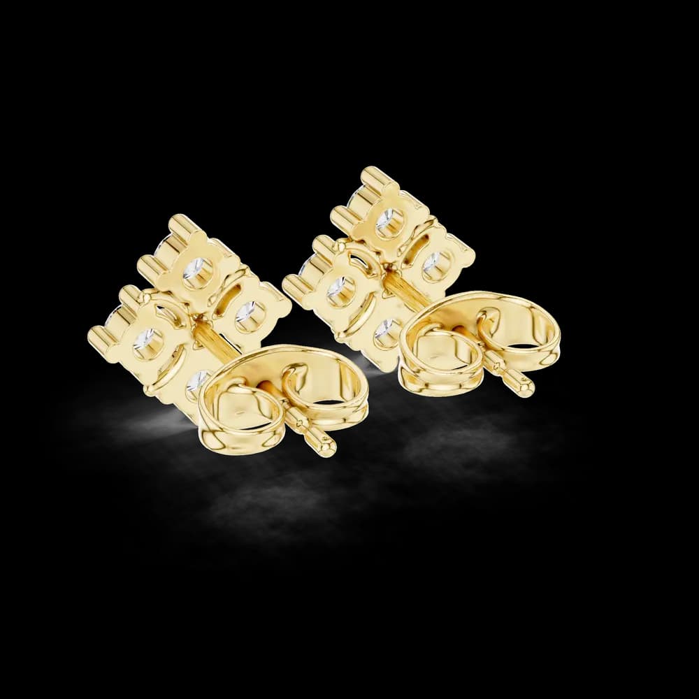 Sleek Line lab grown diamond earring design - Image 5 Sleek Line lab grown diamond earring design, view 5 of 5