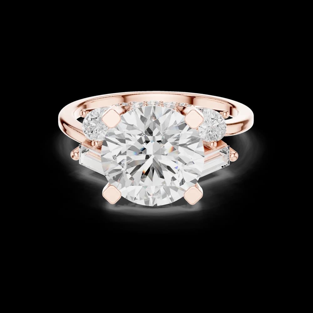Sleek Line Lab Grown Diamond Ring - Image 1 Sleek Line Lab Grown Diamond Ring, view 1 of 6