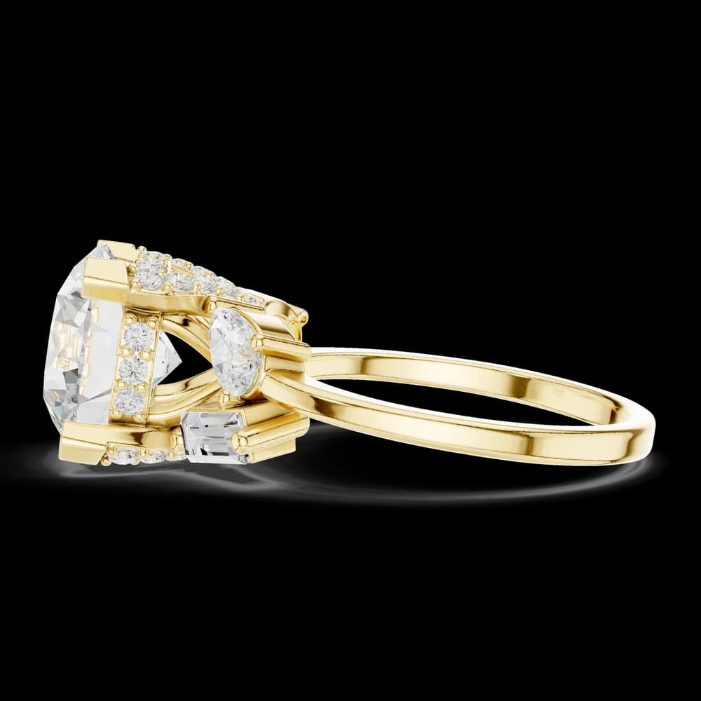 Sleek Line Lab Grown Diamond Ring - Image 6 Sleek Line Lab Grown Diamond Ring, view 6 of 6