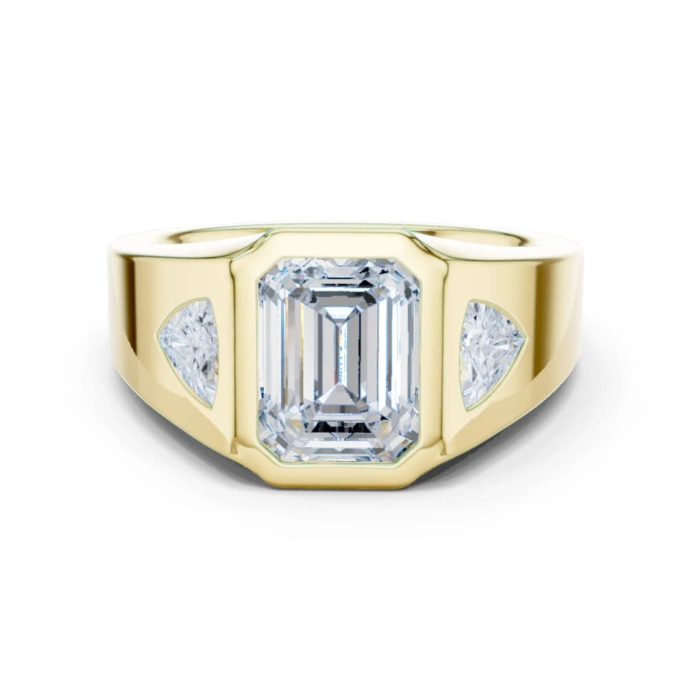 Snap Dragon Lab Grown Diamond Floating Eternity Ring - Image 3 Snap Dragon Lab Grown Diamond Floating Eternity Ring, view 3 of 9