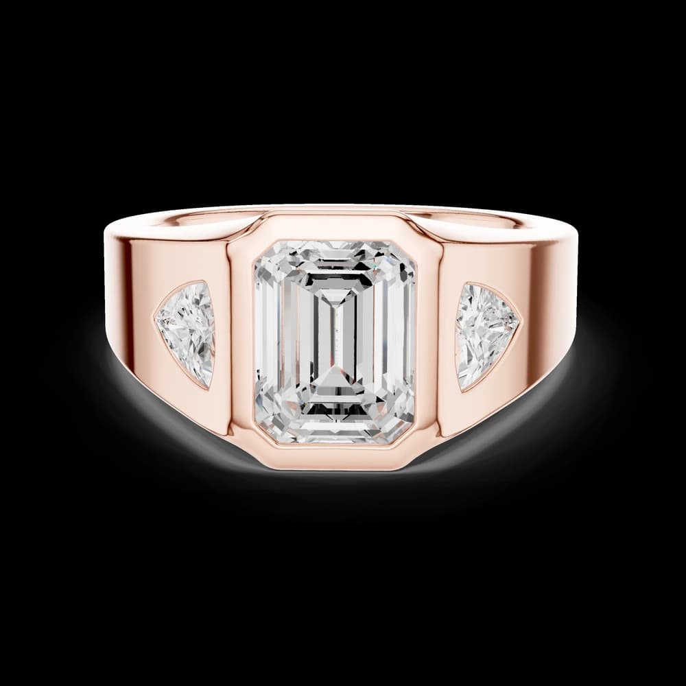 Snap Dragon Lab Grown Diamond Floating Eternity Ring - Image 4 Snap Dragon Lab Grown Diamond Floating Eternity Ring, view 4 of 9