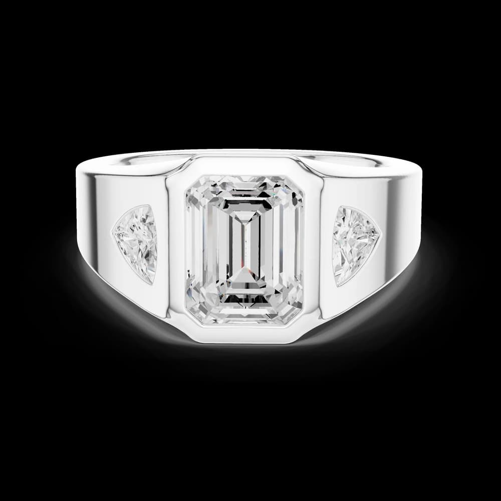 Snap Dragon Lab Grown Diamond Floating Eternity Ring - Image 5 Snap Dragon Lab Grown Diamond Floating Eternity Ring, view 5 of 9